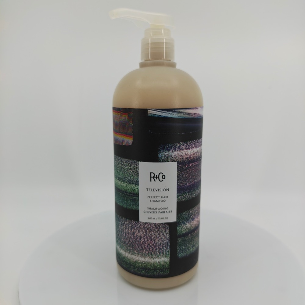 R+Co Television Perfect Hair Shampoo 1000ml 33.8 fl oz Liter Size with Pump New